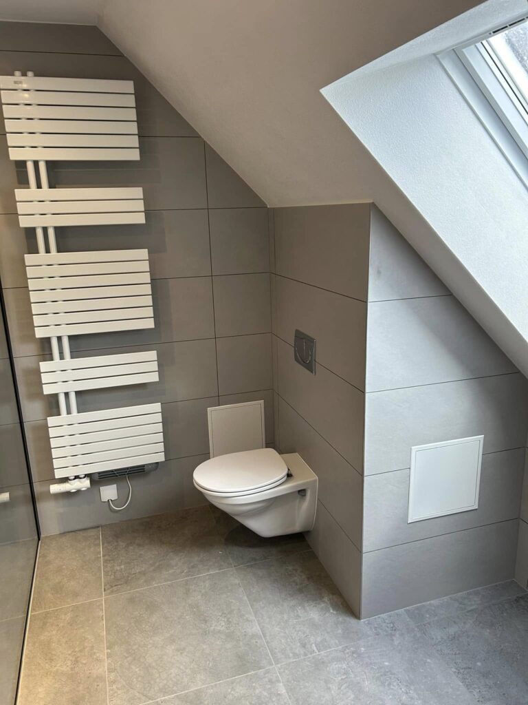 Chantier de rénovation d'une salle de bains